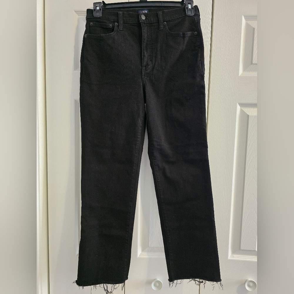 JCrew Factory Black Stove Pipe Jean - 29